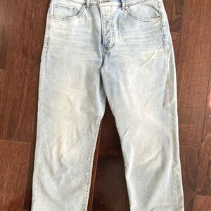 Straight Cropped Express Jeans